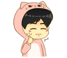 Littleoh and littlebyun sticker #7488127