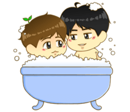 Littleoh and littlebyun sticker #7488146