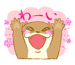 Kottsu the Oriental small-clawed otter sticker #7488350