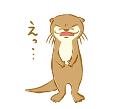 Kottsu the Oriental small-clawed otter sticker #7488362
