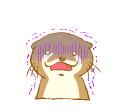 Kottsu the Oriental small-clawed otter sticker #7488366