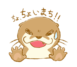 Kottsu the Oriental small-clawed otter sticker #7488370