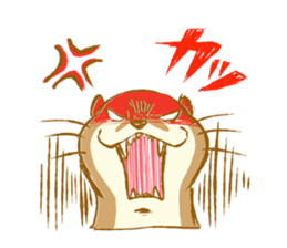 Kottsu the Oriental small-clawed otter sticker #7488371