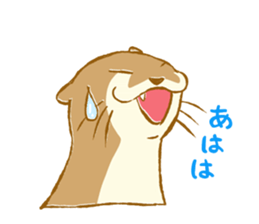 Kottsu the Oriental small-clawed otter sticker #7488376