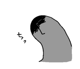 Moai without speaking ability sticker #7488619