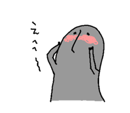 Moai without speaking ability sticker #7488622