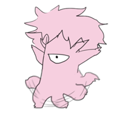 Cat and a girl and a tree sticker #7488787