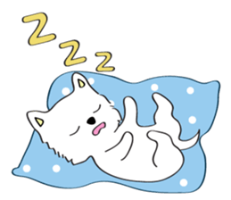 Cute girl & puppy's happy life 2 sticker #7489151