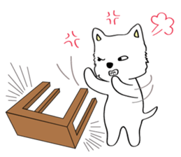 Cute girl & puppy's happy life 2 sticker #7489152