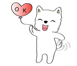 Cute girl & puppy's happy life 2 sticker #7489161