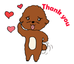 Cute girl & puppy's happy life 2 sticker #7489171