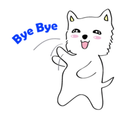 Cute girl & puppy's happy life 2 sticker #7489174