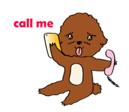 Cute girl & puppy's happy life 2 sticker #7489175