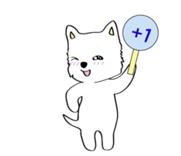 Cute girl & puppy's happy life 2 sticker #7489183