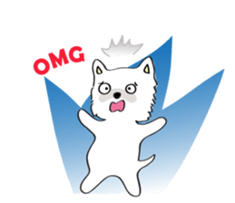 Cute girl & puppy's happy life 2 sticker #7489185