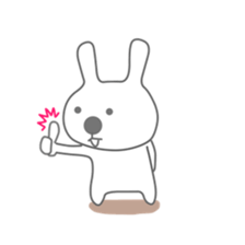 Day-to-day fairy tale rabbit sticker #7489234