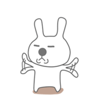 Day-to-day fairy tale rabbit sticker #7489236