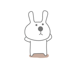 Day-to-day fairy tale rabbit sticker #7489238