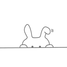 Day-to-day fairy tale rabbit sticker #7489260