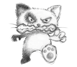 Crazy Cat Club sticker #7489388