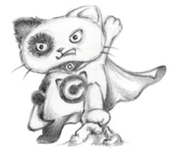 Crazy Cat Club sticker #7489389