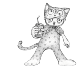 Crazy Cat Club sticker #7489422