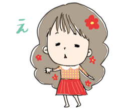 girl and sometimes cat. sticker #7489477