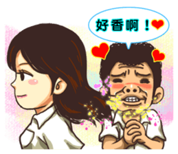 Naughty school students 2 sticker #7489594