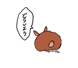 Cute rabbit life2 sticker #7489651