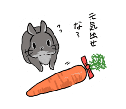 Cute rabbit life2 sticker #7489658