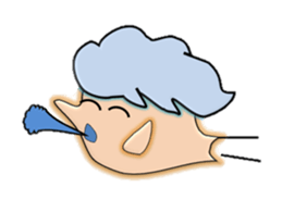 Futa wind fairy, is always healthy. sticker #7489871