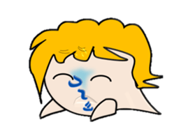 Futa wind fairy, is always healthy. sticker #7489875