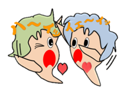 Futa wind fairy, is always healthy. sticker #7489877