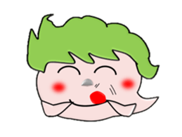 Futa wind fairy, is always healthy. sticker #7489878