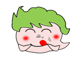 Futa wind fairy, is always healthy. sticker #7489878