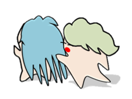 Futa wind fairy, is always healthy. sticker #7489902