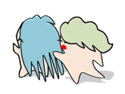 Futa wind fairy, is always healthy. sticker #7489902