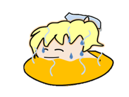 Futa wind fairy, is always healthy. sticker #7489905