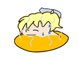 Futa wind fairy, is always healthy. sticker #7489905