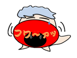 Futa wind fairy, is always healthy. sticker #7489906