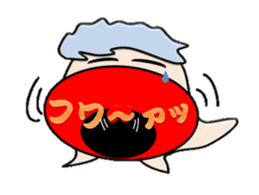 Futa wind fairy, is always healthy. sticker #7489906