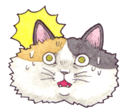 Cat sticker that can be used every day sticker #7490589
