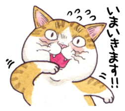 Cat sticker that can be used every day sticker #7490625
