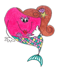 Miss. Heart and Friends sticker #7490873