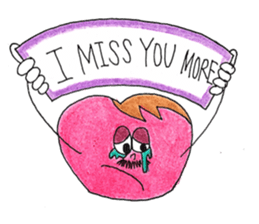 Miss. Heart and Friends sticker #7490877