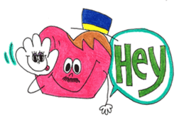 Miss. Heart and Friends sticker #7490878