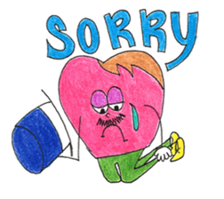 Miss. Heart and Friends sticker #7490883