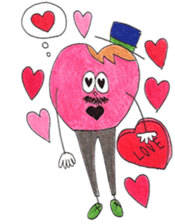 Miss. Heart and Friends sticker #7490886