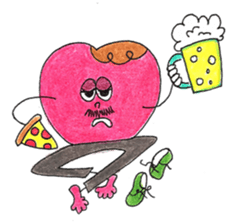 Miss. Heart and Friends sticker #7490889