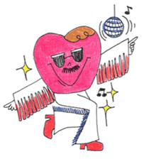 Miss. Heart and Friends sticker #7490891